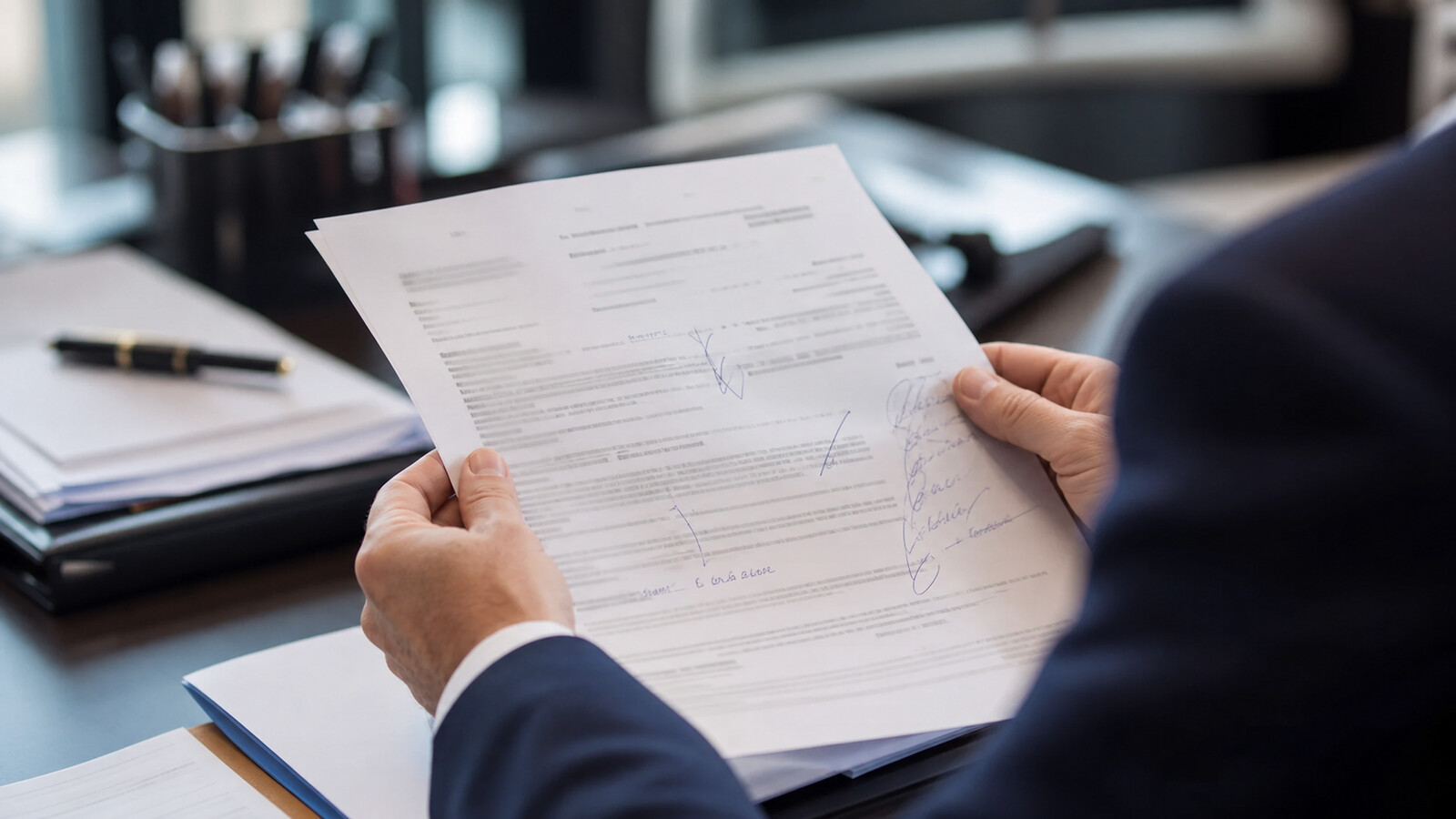 Lettre administrative annotée dans un dossier de proposition de rectification fiscale