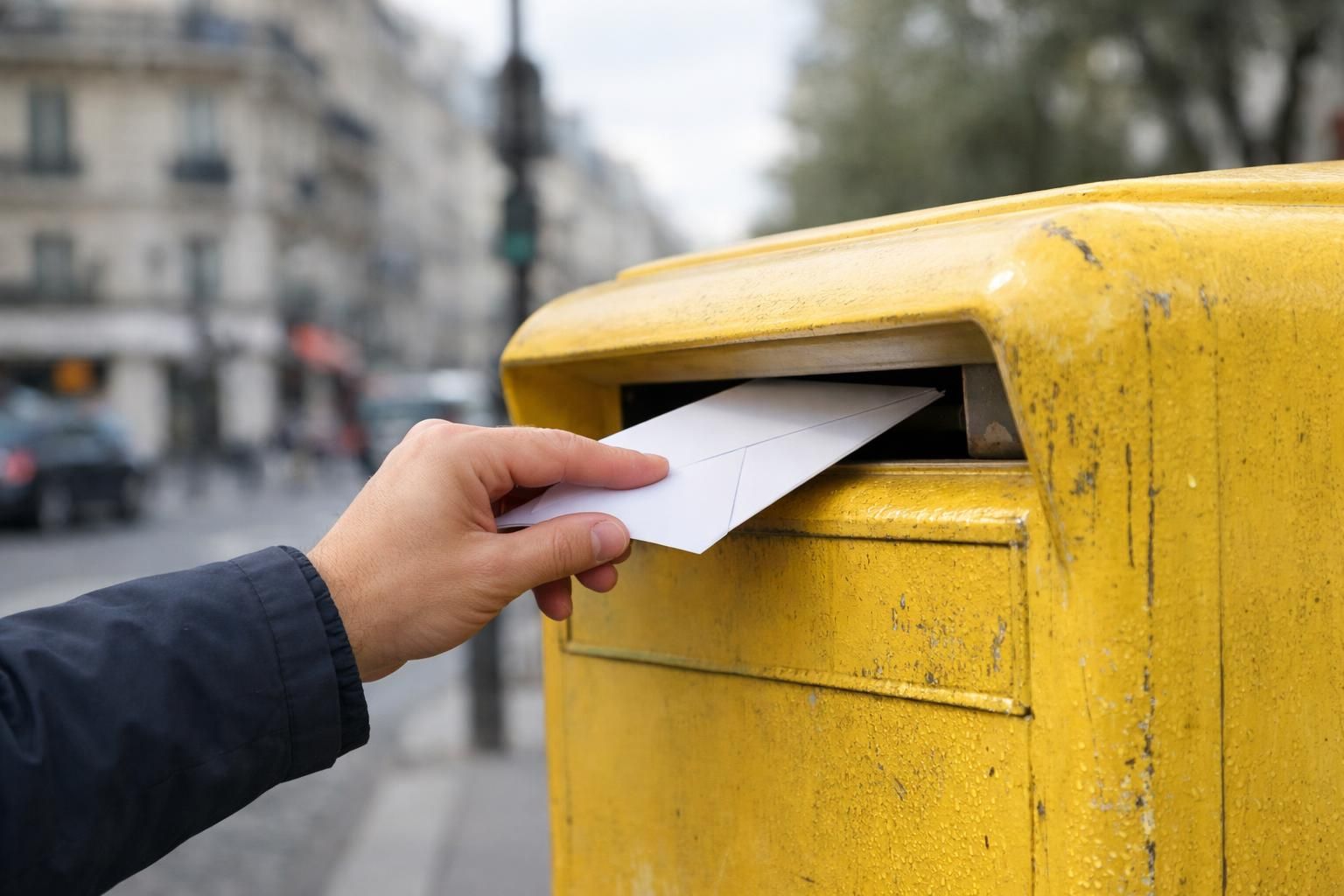 Envoi d'une réponse à une proposition de rectification par courrier recommandé dans une boîte aux lettres